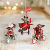 Miniature Christmas Hanging Ornament Miniature Christmas Hanging Ornament Delicate Iron Resin Holiday Tree Adornment