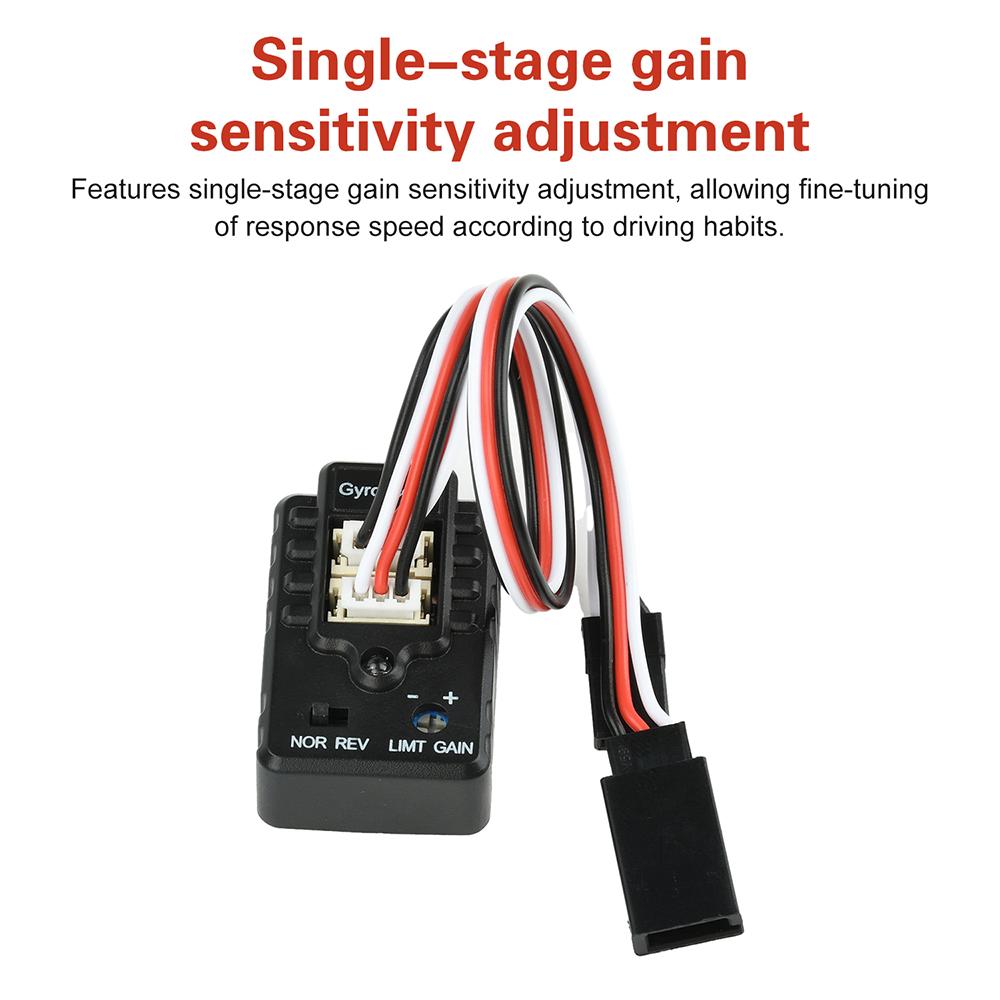 Dual-Axis Gyroscope 2 Axis Gyro Flight Controller RC Airplane Fixed-wing Copter Stabilizer for  FUTABA,JR,Sanwa,Hi-tec,GWS,FS