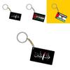 Portachiavi con Bandiera della Palestina Stiloso per Regalo Design Moderno Minimalista Adatto a Varie Occasioni