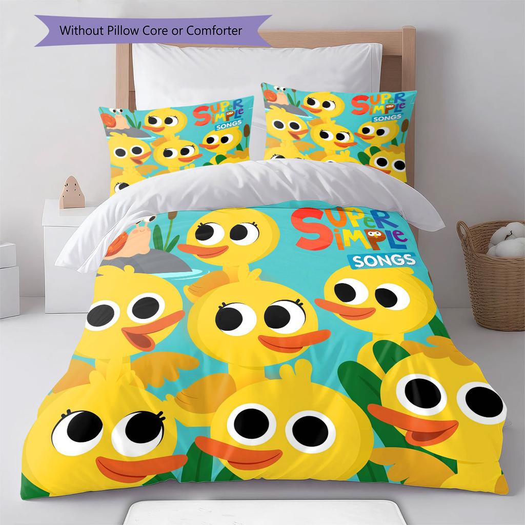 Dog Man Bedding Quilt Set Quilt Cover Pillowcase Home Decoration Birthday Gift (1 * Duvet Cover + 2 * Pillowcase, Without Core)