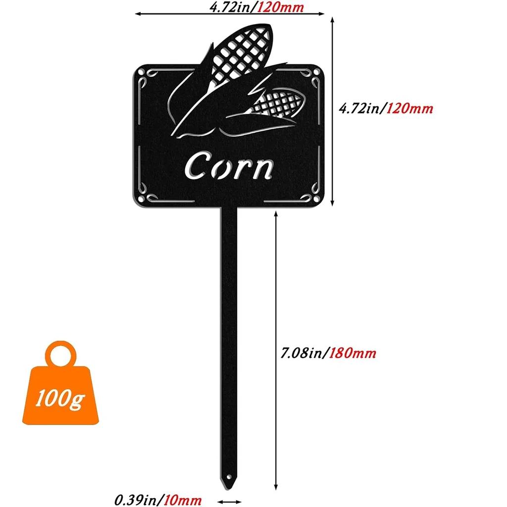 Waterproof Metal Seed Labels: Durable Garden Tags for Seedlings & Pots. Outdoor Decor.Durable for Pots & Vegetables.