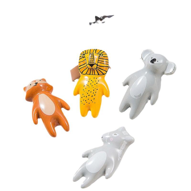 Cute Lion, Star, Moon & Cloud Ceramic Drawer Handles - Children's Panda Cabinet Pulls & Hooks, Modern & Simple Design