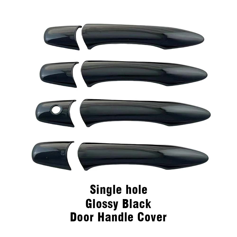 Car Decoration Door Handle Cover For Infiniti QX50 QX56 QX60 QX70 2008-2024 Carbon Fiber Glossy Black Cars Accessories