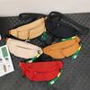 Summer Personalized Breast Bag Men'S Japanese Outdoor Simple Casual Messenger Bag Fashionable Foreign Style Zipper Women'S Fanny Pack