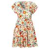 Womens/Ladies Floral Tunic Dress