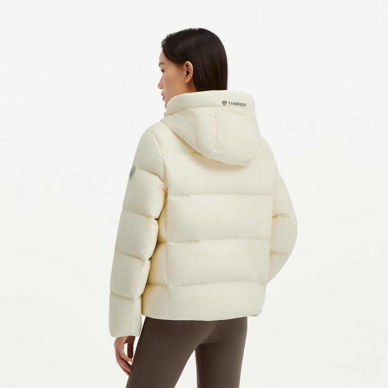 Tanboer Women's Hooded Short Down Jacket