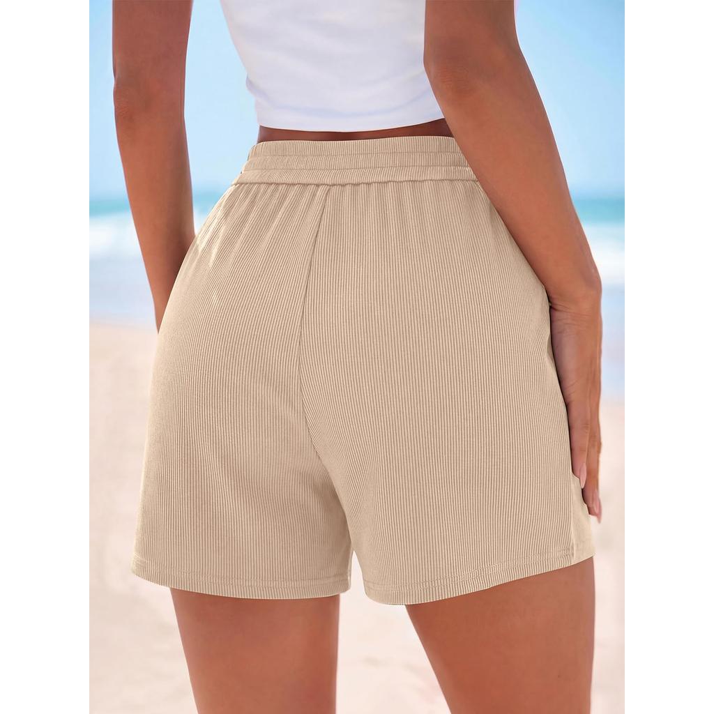 Summer Shorts For Women Casual High Waist Wide Leg Shorts
