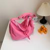 Elegant And Spacious Nylon Tote Bag For Women With Modern Aesthetic And Unique Dumpling Shape Ideal For Daily Casual Wear In 2024