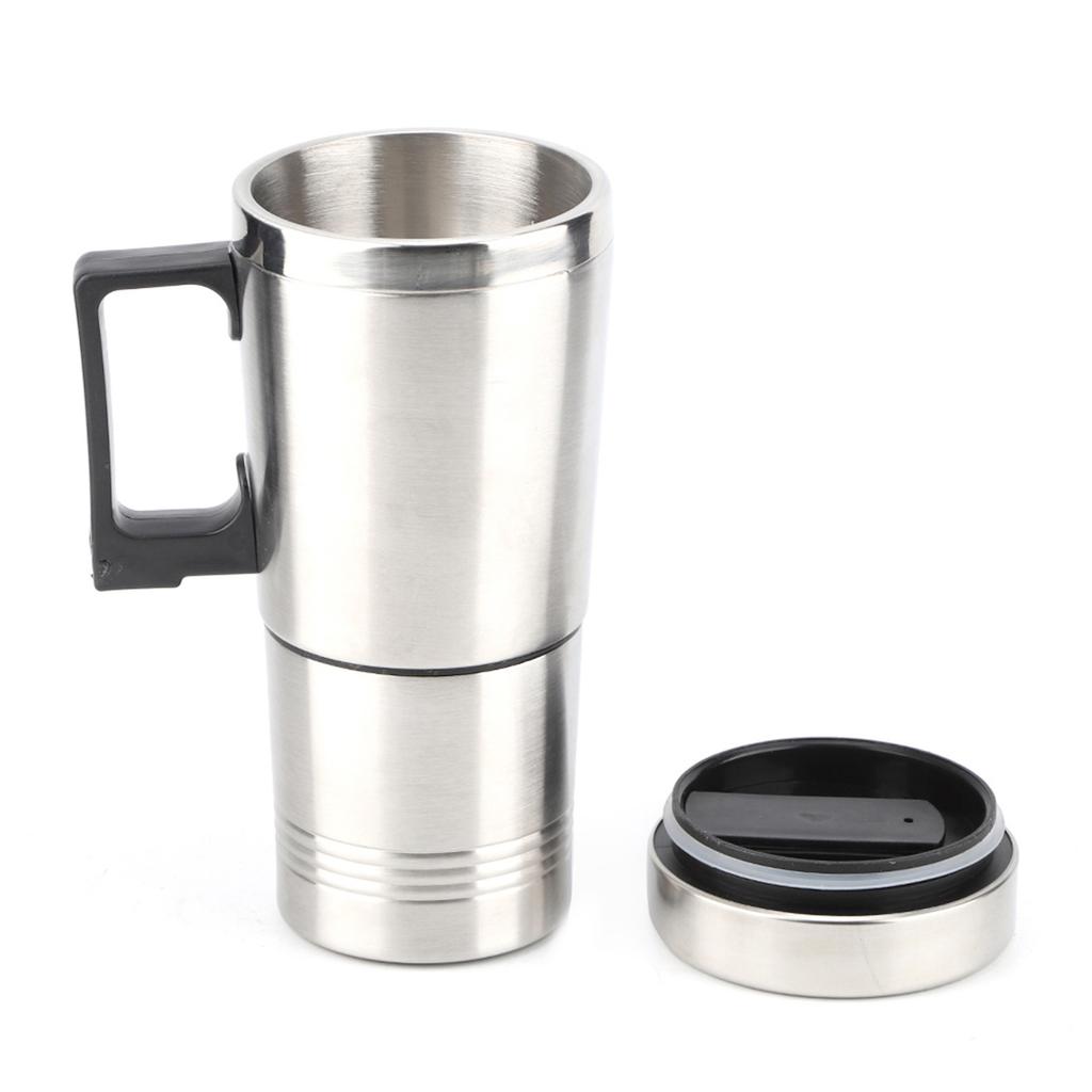 Car Electric Kettle Coffee Tea Water Heating Cup 12V 350ML+150ML