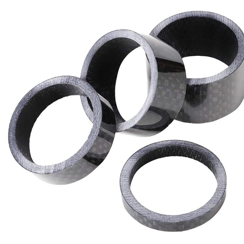 5Pcs Bicycles Headset Spacer Bike Front Stem Fork Washer for Mountain, Road Bike