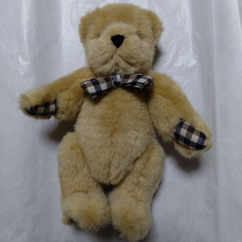 [USED] Teddy bear Aquascutum. Height 20cm. Stuffed bear.