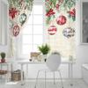 Jagody poinsecji Liście cedru Świąteczne płatki śniegu Zasłony zaciemniające do salonu sypialni Dekoracja okienna Żaluzje Zasłony