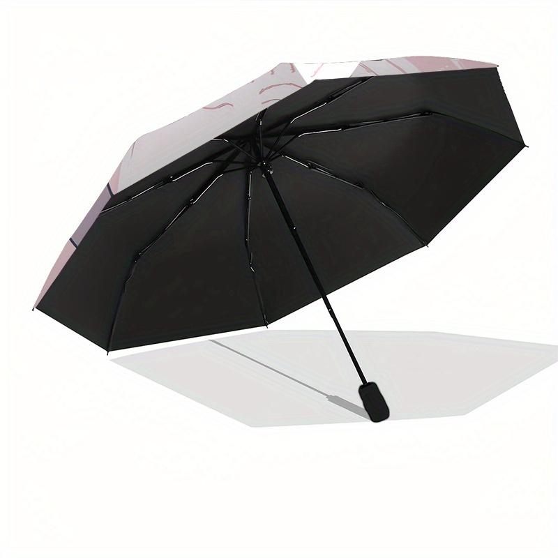 Disney Stitch,Aloha Automatic Opening and Closing Umbrella Suitable for all occasion and business umbrella, unisex portable tri fold small
