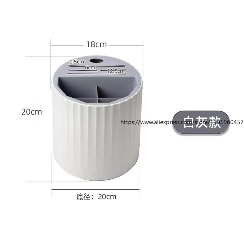 Rotating Knife Block for Home 2-in-1 Storage with Utensil Holder Multifunctional Kitchen Knife Stand Organizer