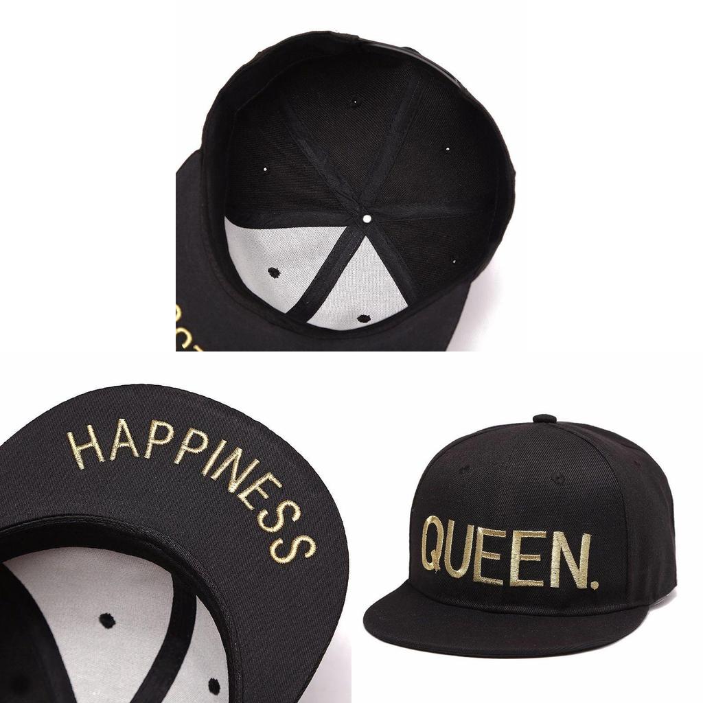 Kingqueen Embroidered Baseball Cap With Adjustable Fit For Streetwear Fans