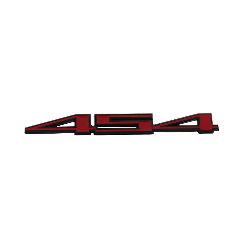 

3D Premium 454 for LS6 C3 7.4 car Hood Fender trunk Tail Rear Bonnet Nameplate Decal Emblem Badge Sticker black-red