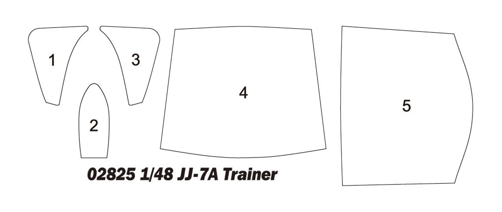 Trumpeter China Trainer Plastic Model 02825 1/48 JJ-7A Two-seater
