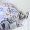 OIMG Retro Oil Painting Folding Sun Umbrella