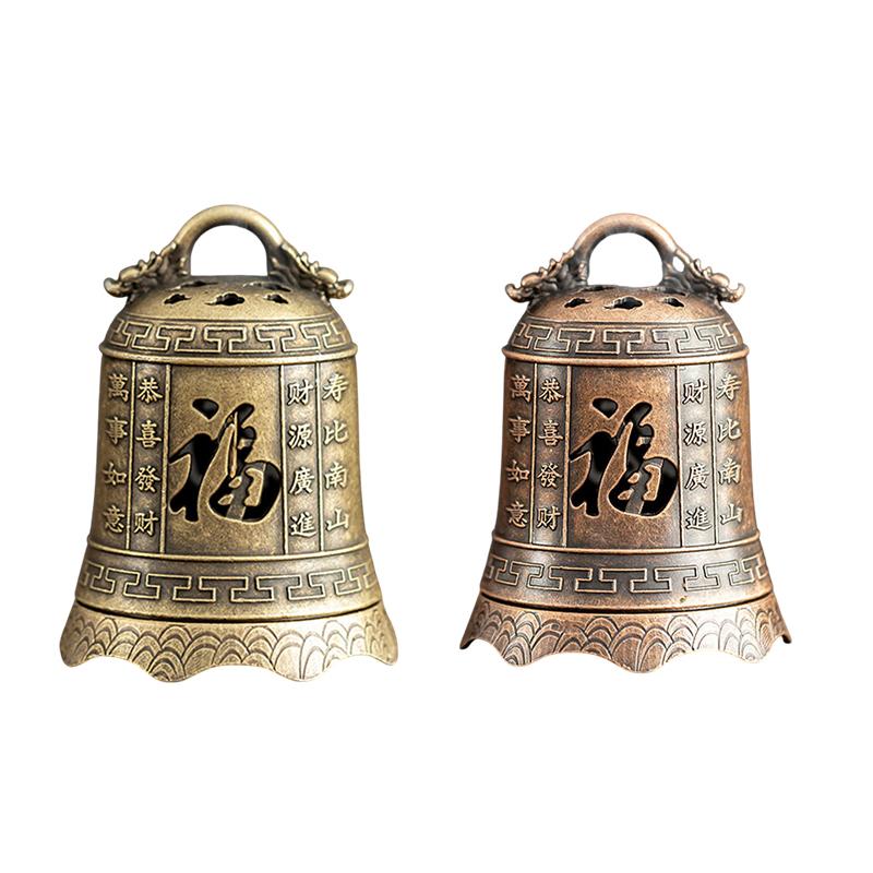 Vintage Alloy Incense Burner Stick Holder Three Legged Hollow Out Mini Sandalwood Censer Incense Burner Home Decoration