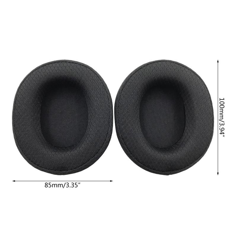 2 Pieces Earpads PU Leather or Cloth Type Ear Pads Cushion Ear Pads for Arctis 1 3 5 7 9 9X Pro Headphones