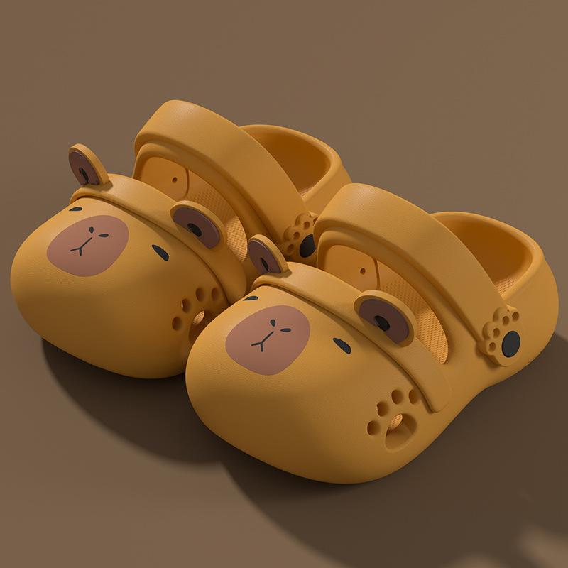 

Children s Summer Cartoon Cute Boys Outdoor Closed-Toe Non-Slip Soft Sole Baby Beach Clogs Sandals 16Code【Inner Length15.5