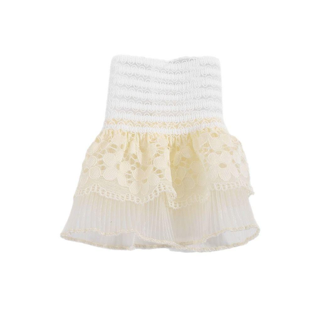 Fashion Lace Ruffled Wrist Fake Sleeves Cuffs Costume Accessory Soft Fake Cuff Comfortable Lace Cuff Daily Accessory