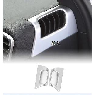 For Porsche Cayenne 2018-2022 ABS Carbon Fiber Front Air Conditioner Outlet Decoration Frame Panel Cover Trim Accessory