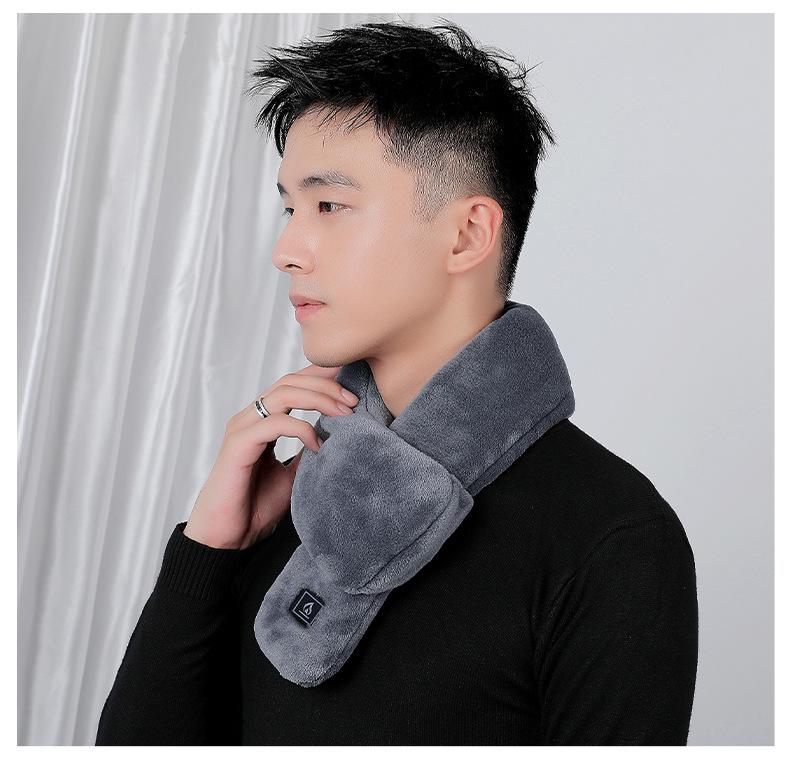 Unisex USB Heated Neck Scarf with Neck Protection & Hot Compress