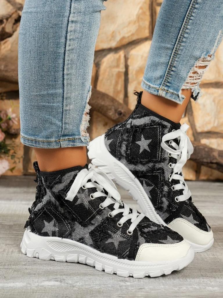 2024New High Quality Winter Women's Boots Outdoor Soft Bottom Casual Women's Boots Low Heel Lace Anti Slip Boots Women's