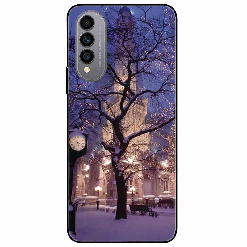 Pentru Wiko T50 Carcasă T 50 4G Huse TPU Silicon Negru Carcasă Lună Înstelată pentru Wiko T50 Carcasă WikoT50 Rezistentă la Șocuri Moale Desene Animate 6.6''