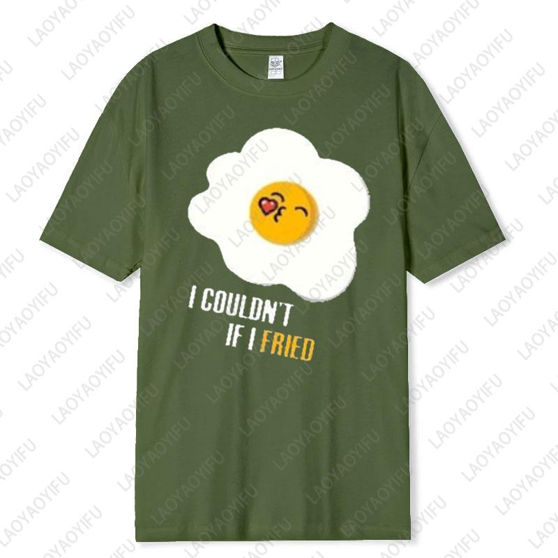 Funny Couple Unisex Adult Cotton TShirts His Hers Matching Shirt Boyfriend Girlfriend Fried Eggs with Bacon Casual Lovely Tee