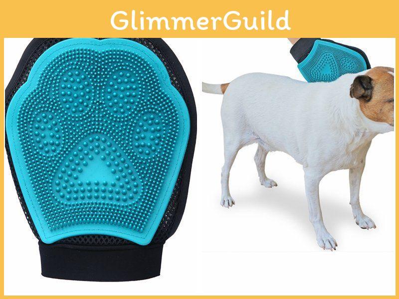 Tierreinigungsbürste mit Gummi-Dualoberflächendesign zum Baden und zur Haarentfernung für Hunde