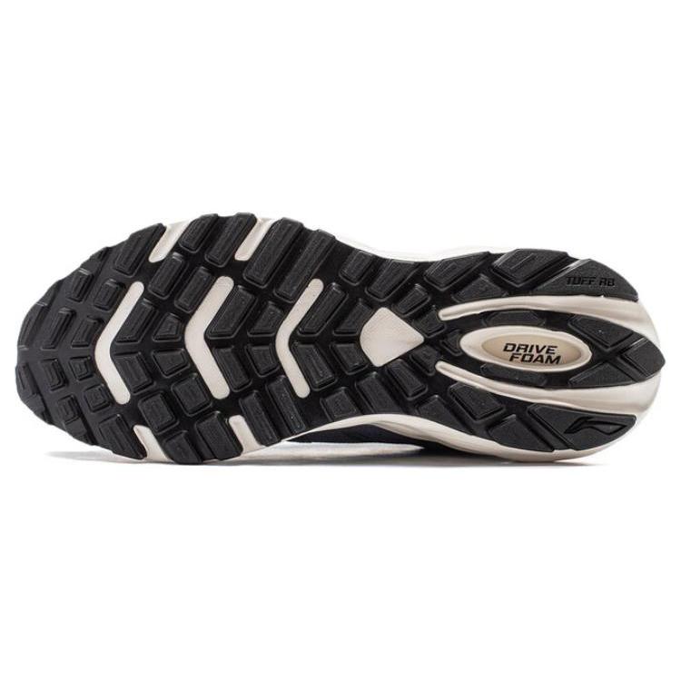 Li Ning Yufeng Comfortable Cushioning, Wear Resistant Low top Running Shoes Men's Gray Blue ARST055-4