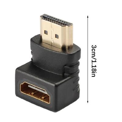 HDTV-compatible Male Female Angled Coupler Flexible and Wide Compatibility With HDTV-compatible 1.4 2.0