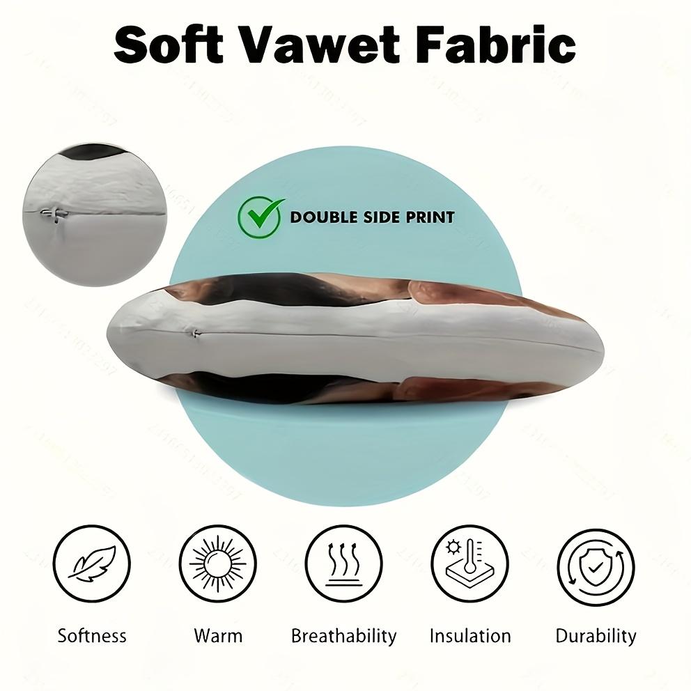 Mini boneca de pelúcia personalizada "Eu te amo" almofada de foto personalizada, presente perfeito para casal, poliéster macio