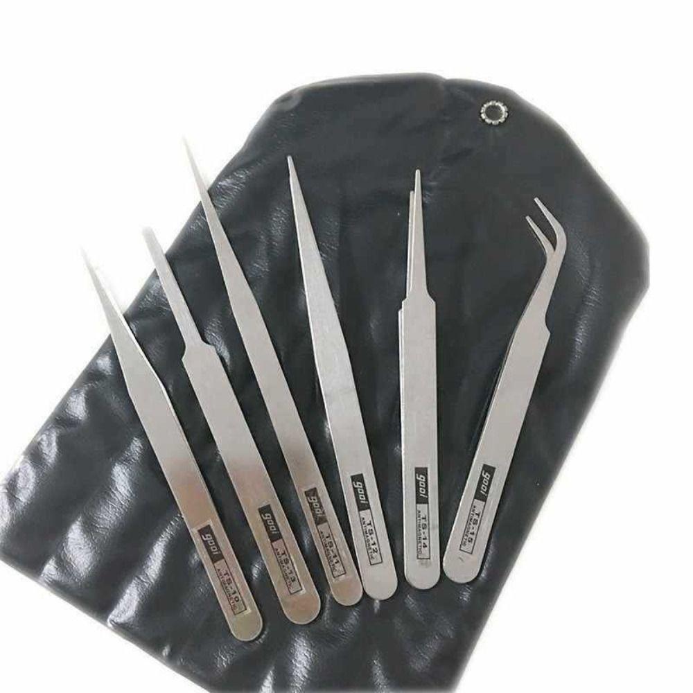 Straight Tip Precision Tweezers Bent Tip Repair Tool Multi-Purpose Repair Props  Jewelry Making