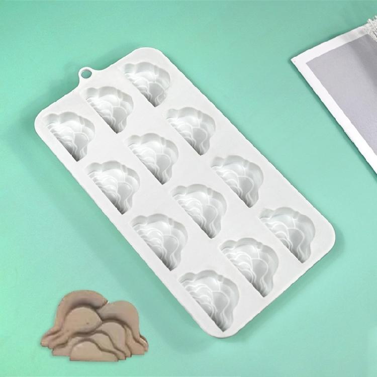 12-Cavity Mountain Silicone Mold Fondant Chocolate Mold DIY Mousse Cake Mold