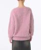 MUSINSA STANDARD WOMAN Women'S Hairy Relaxed V-Neck Knit [Pink]