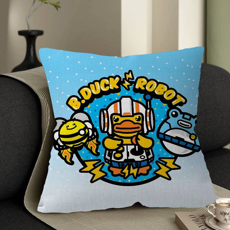 B-B Duck Anime Personalized Pillow Cover Kids Bedroom Wild Party Decor Pillowcase Kid Birthday Shower Gift