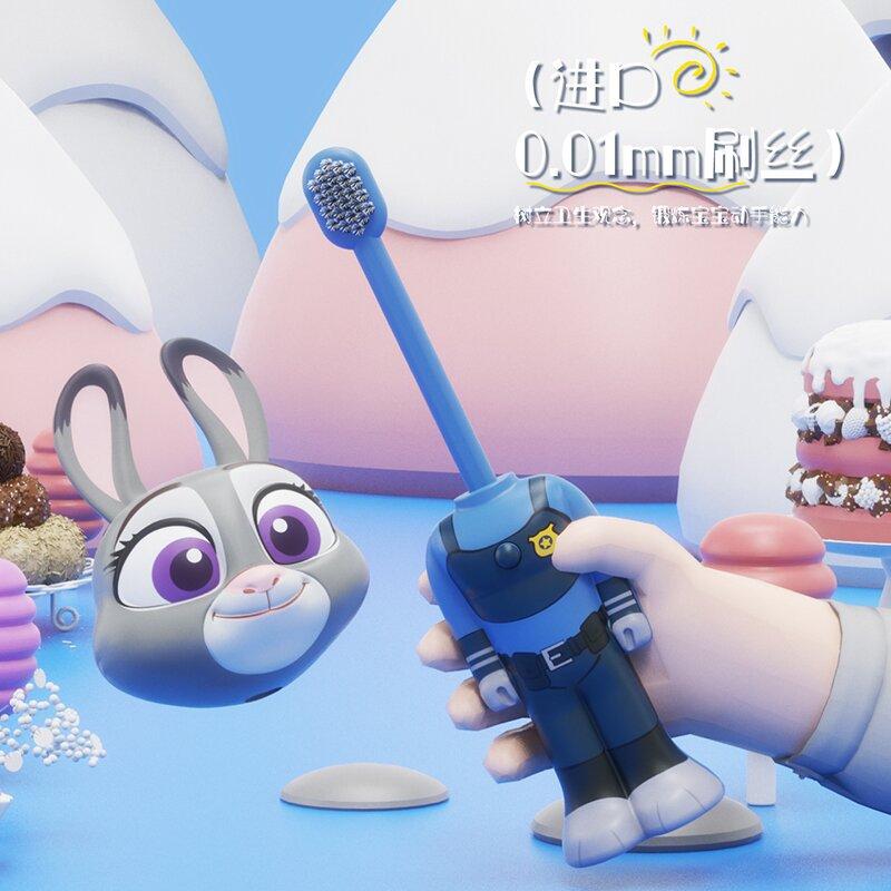 Zootopia Figura Anime Judy Nick Spazzolino Morbido Cartone Animato Setole Fini Pulizia Denti Strumento di Bellezza Perfetto per Fan Festival Regali