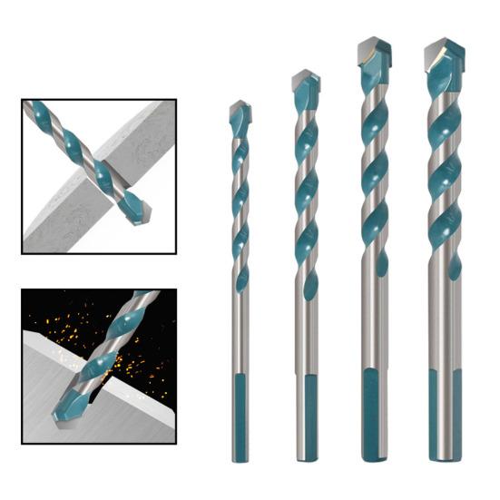 

4шт/5шт кирпичная стена керамика стекло мрамор пробивание отверстий поворотное ручное сверло