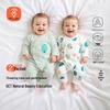 Babyprints Newborn 2-Piece Pure Cotton Long-Sleeve Bodysuit Set