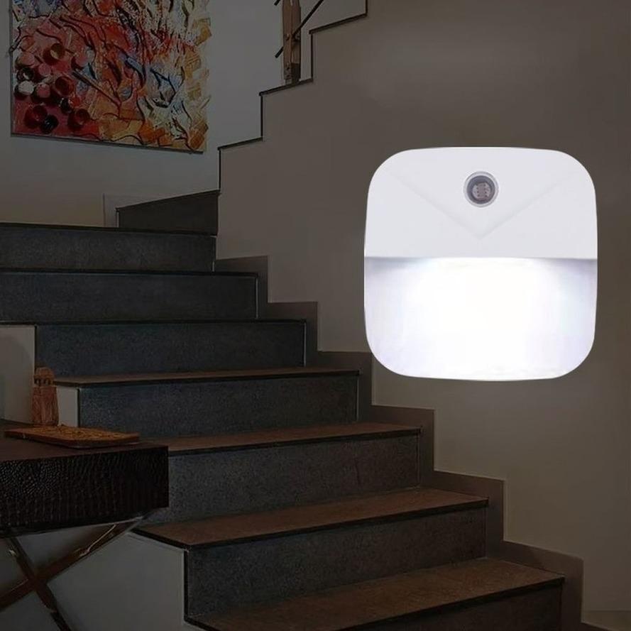 LED Night Light Wireless Light Control Sensor  Dusk-to-Dawn Night Lights For Baby Kids Bedside Bedroom Corridor Lamp EU US Plug
