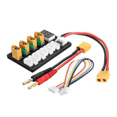 Efficient Charging and Balancing Board 3S/4S Lithium Battery Charger Plate XT60 Plug Functionality Fast Power Delivery