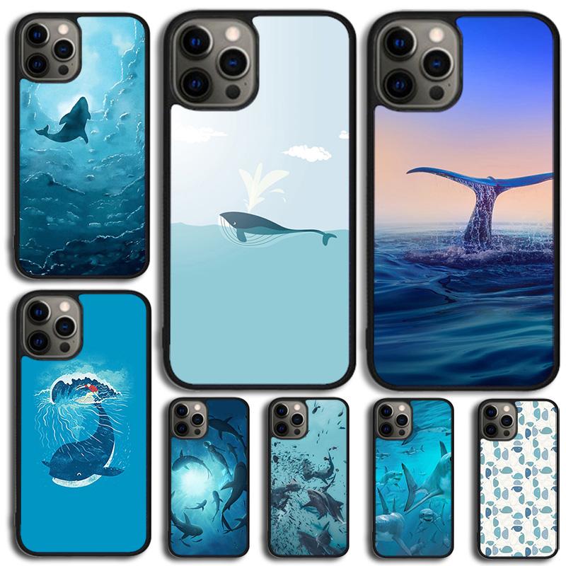 Blue Whale Phone Case For Apple iPhone 17 Air Pro Max Plus Coque For iPhone 17 Air 14 15 16 13 12 Max Cover