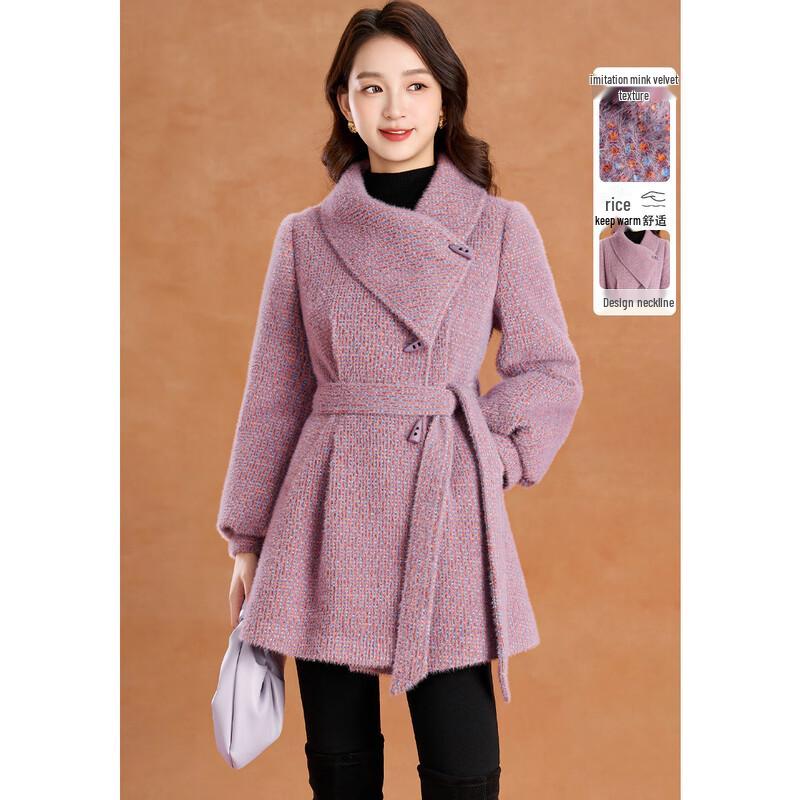 

Kebei er Women s Padded Irregular Design Winter Coat M