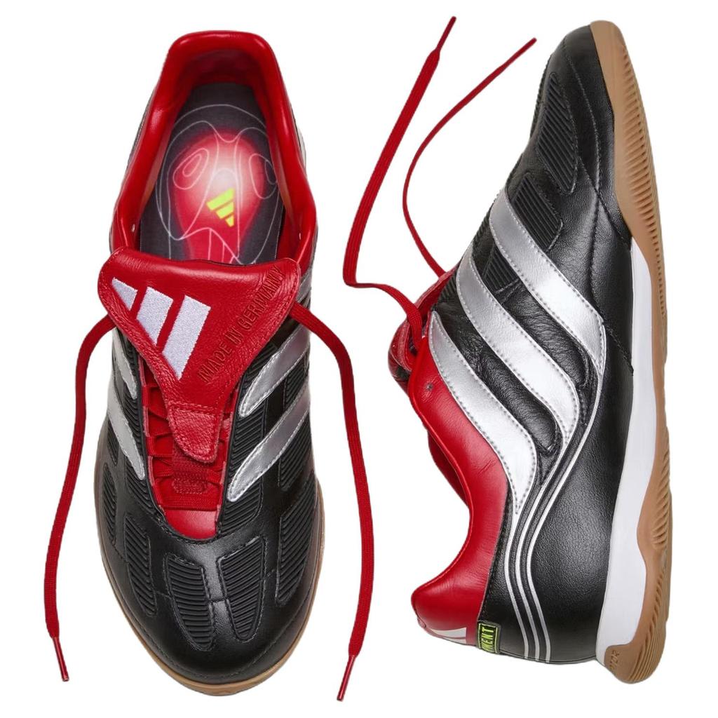 adidas Predator Precision Street G Comfortable Fit Soccer Shoes Unisex Soccer Shoes Black Silver JQ4223
