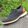Men's lace-up business casual shoes lightweight non-slip soft-soled formal shoes wide-soled Europe