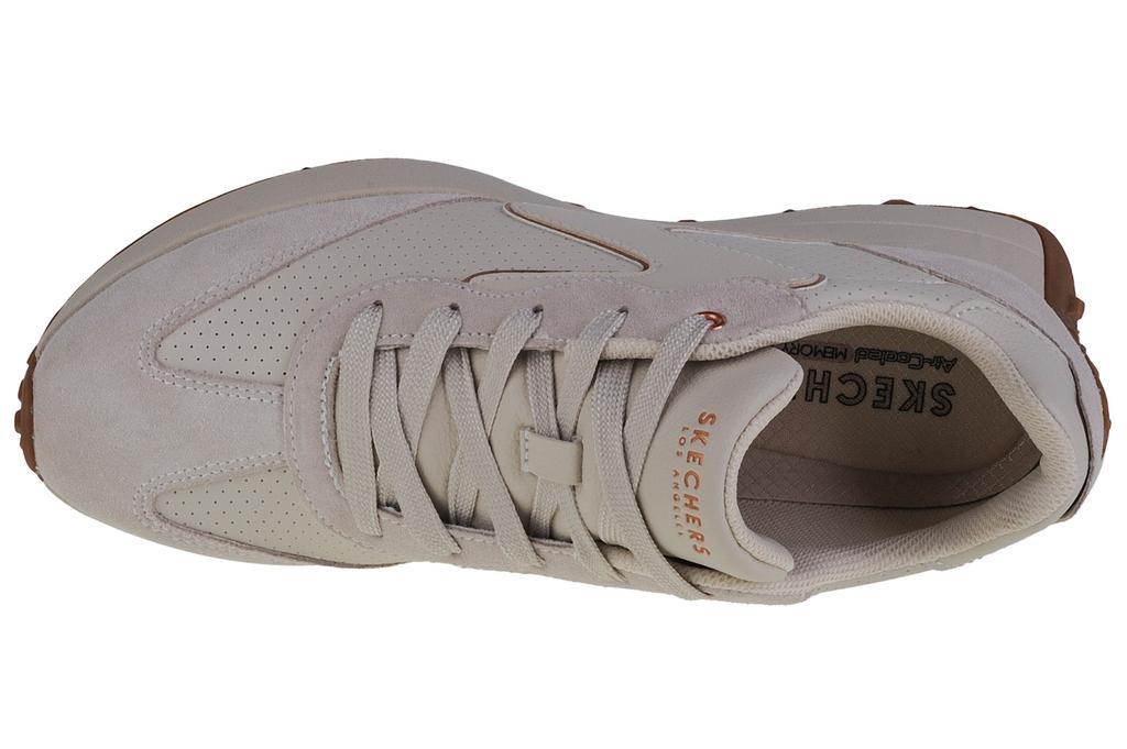 Skechers Gusto – Path Winder, weiße Damen-Sneaker