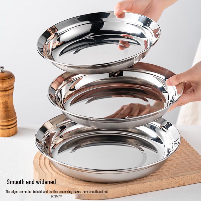 CCKO 316 Stainless Steel Deep Commercial Serving Plate